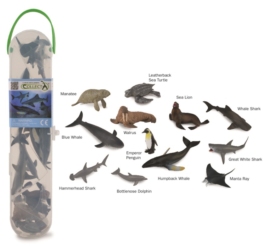 CollectA MANTA RAY plastic toy wild zoo sea marine animal FISH shark  NEW 